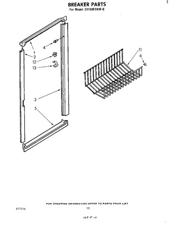 Diagram for EV160FXKW0