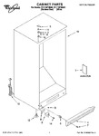 Diagram for 01 - Cabinet Parts