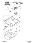 Diagram for 01 - Cooktop, Lit/optional