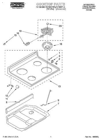 Diagram for FEP350YW2