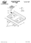 Diagram for 01 - Cooktop Parts