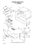 Diagram for 02 - Freezer Liner Parts