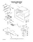 Diagram for 02 - Freezer Liner Parts