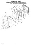 Diagram for 03 - Oven Door Parts