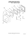 Diagram for 04 - Upper Oven Door Parts