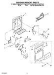 Diagram for 08 - Dispenser Front Parts