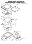 Diagram for 03 - Refrigerator Shelf Parts