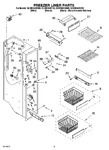 Diagram for 04 - Freezer Liner Parts