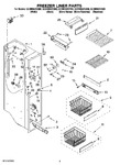 Diagram for 04 - Freezer Liner Parts