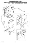 Diagram for 08 - Dispenser Front Parts