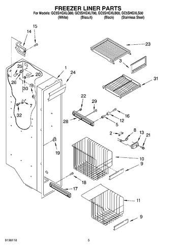 Diagram for GC5SHGXLS00