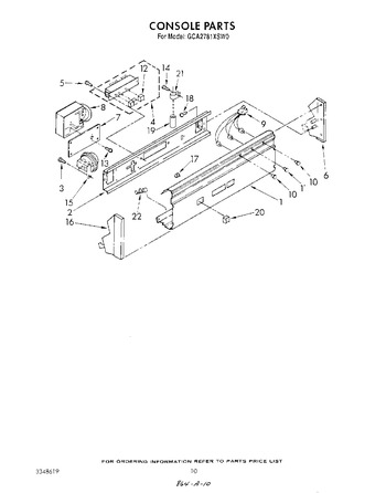 Diagram for GCA2781XSW0