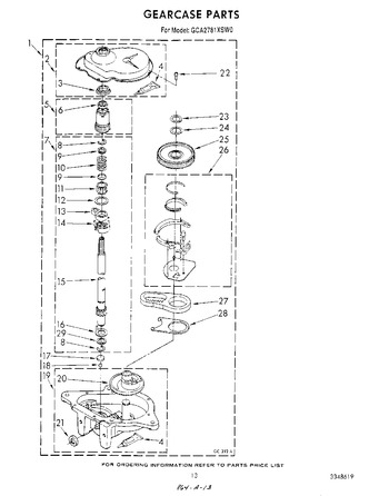 Diagram for GCA2781XSW0