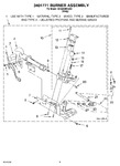 Diagram for 05 - 3401771 Burner Assembly