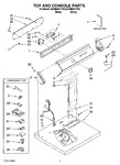 Diagram for 01 - Top And Console Parts