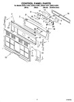 Diagram for 02 - Control Panel Parts