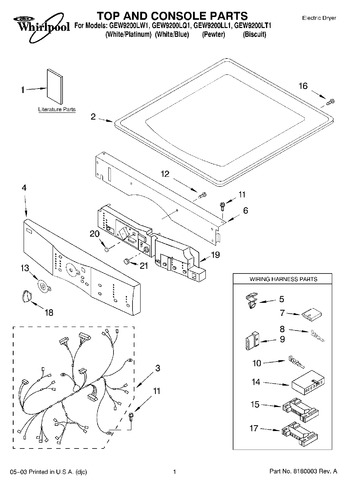 Diagram for GEW9200LQ1