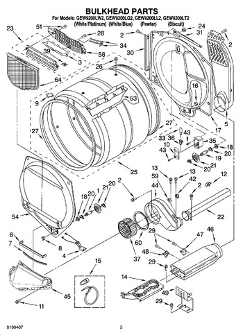 Diagram for GEW9200LW2