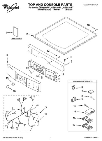 Diagram for GEW9250PL1