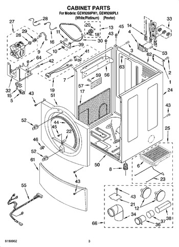 Diagram for GEW9260PW1