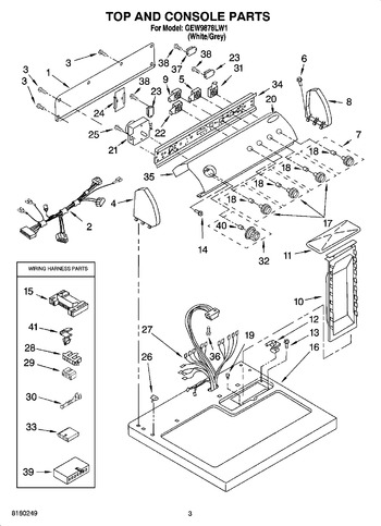 Diagram for GEW9878LW1