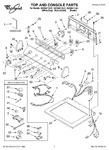 Diagram for 01 - Top And Console Parts