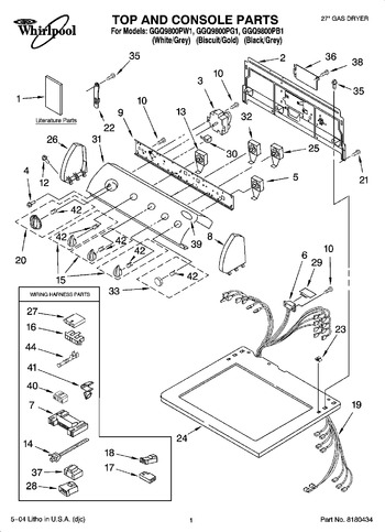 Diagram for GGQ9800PG1