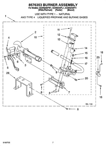 Diagram for GGW9250PL1