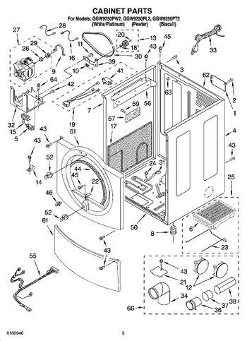 Diagram for GGW9250PW2