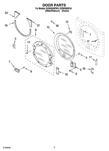 Diagram for GGW9260PL0