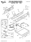 Diagram for 01 - Top And Console Parts