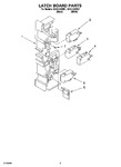 Diagram for 04 - Latch Board Parts