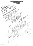 Diagram for 03 - Control Panel Parts