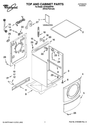 Diagram for GHW9300PW0