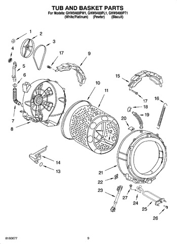 Diagram for GHW9400PT1