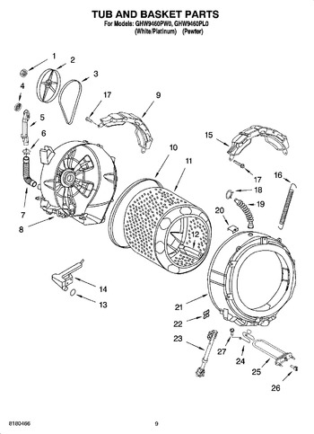 Diagram for GHW9460PW0