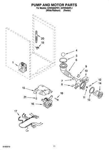 Diagram for GHW9460PL1