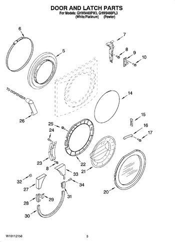 Diagram for GHW9460PW3