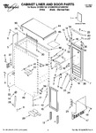 Diagram for 01 - Cabinet Liner And Door Parts