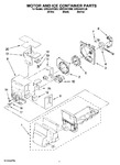 Diagram for 04 - Motor And Ice Container Parts