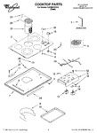 Diagram for 01 - Cooktop Parts