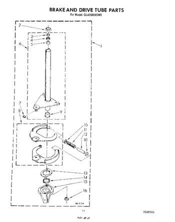 Diagram for GLA5580XSW0