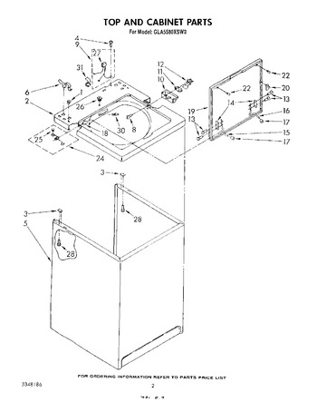 Diagram for GLA5580XSF0