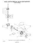 Diagram for 06 - Brake, Clutch, Gearcase, Motor And Pump