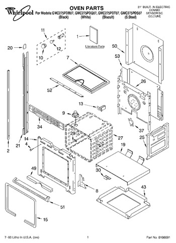 Diagram for GMC275PDT07