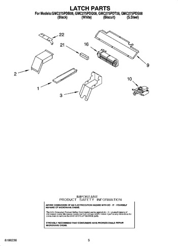 Diagram for GMC275PDT08