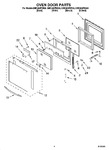 Diagram for 03 - Oven Door Parts