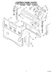 Diagram for 02 - Control Panel Parts