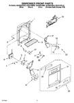 Diagram for 08 - Dispenser Front Parts