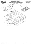 Diagram for 01 - Cooktop Parts